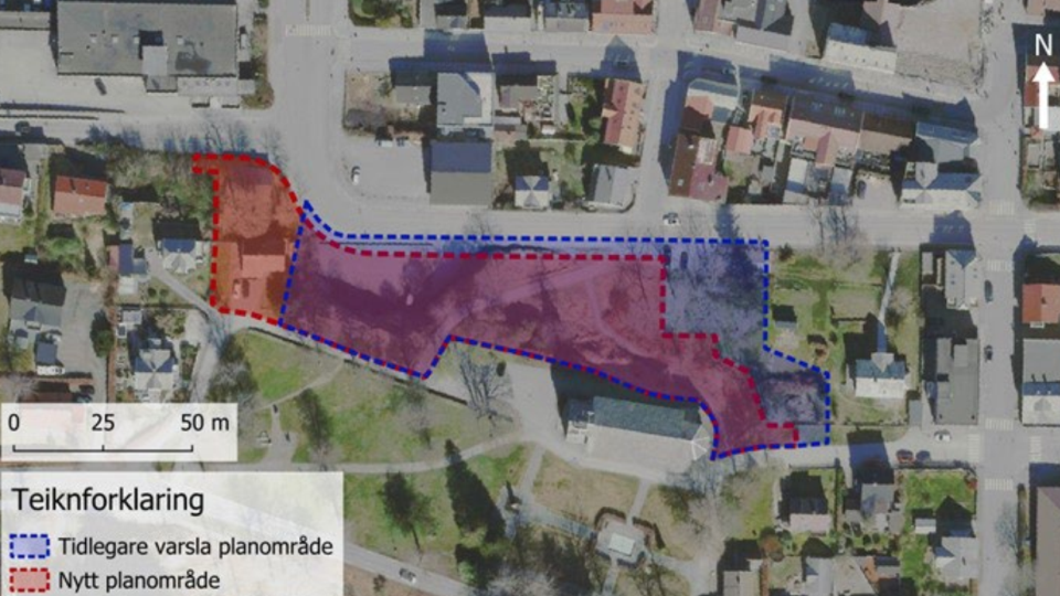 Lenkje til artikkel: Varsel om endring av plangrense for Framplassen
