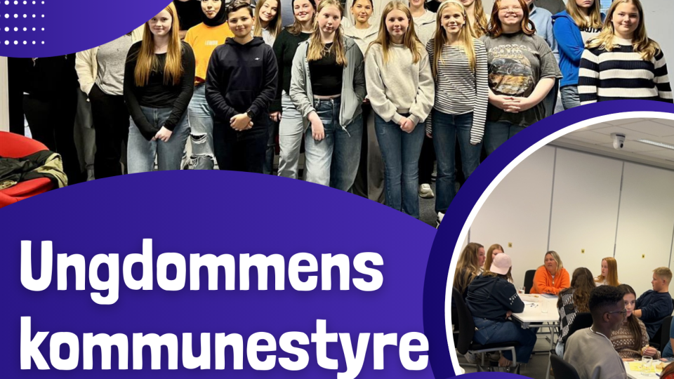 Lenkje til artikkel: Bli med og bestem i Ungdommens kommunestyre! No er det snart tid for val!